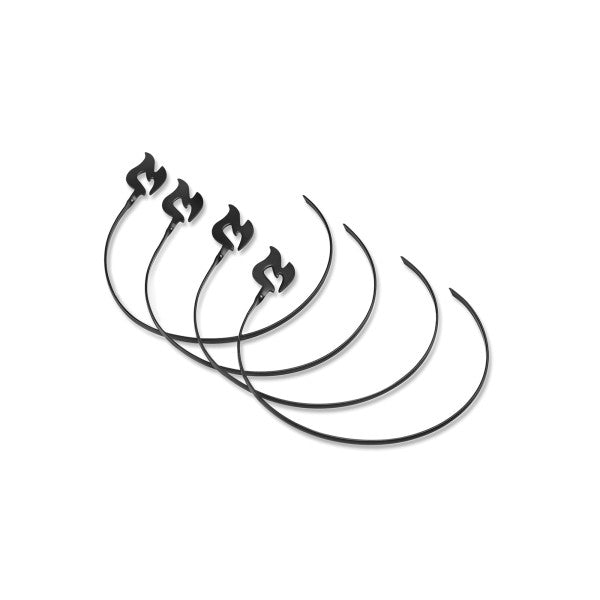 Runda grillspett med non-stick-beläggning