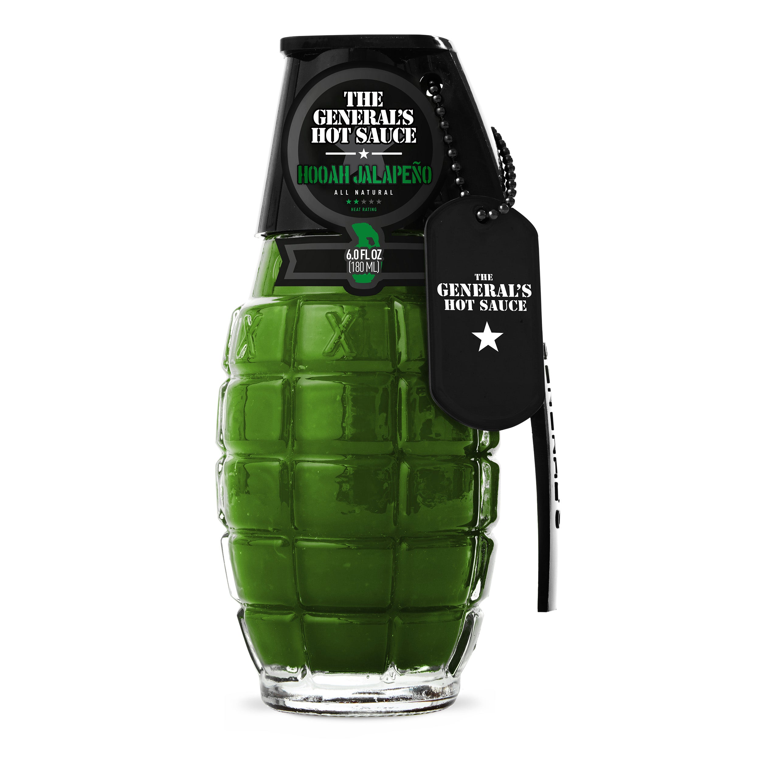 The General's Hot Sauce - Hooah Jalapeno 180ml